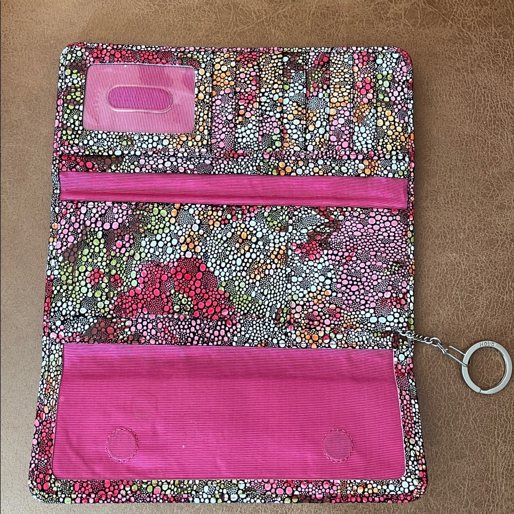 HOBO Leather Trifold Wallet Multicolor - Picture 4 of 9